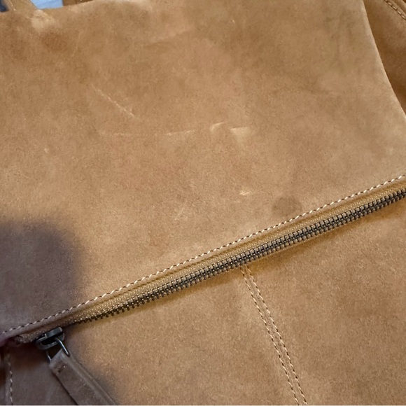 Free People Camilla Tan Suede Leather Women's Backpack - Picture 8 of 10